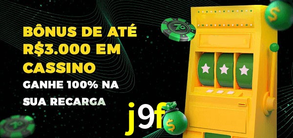 j9f melhor bônus de depósito
