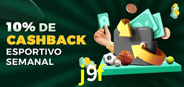 10% de bônus de cashback na j9f