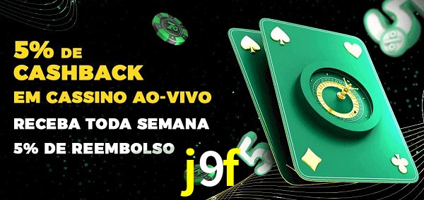 Promoções do cassino ao Vivo j9f